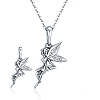 Flower Angel Pendant Necklace PWB391