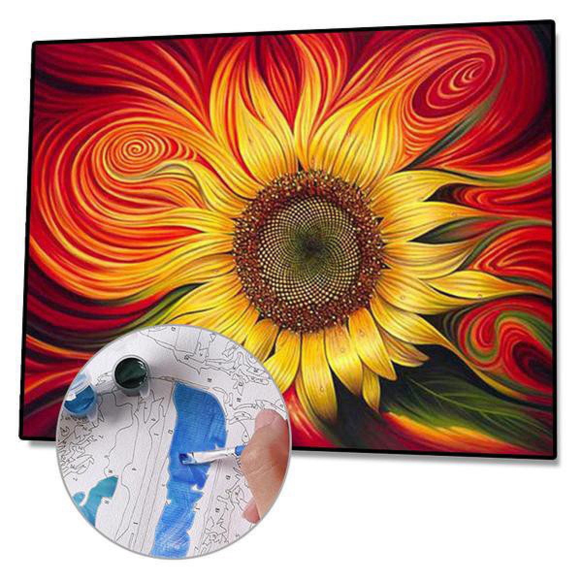 DIY Paint By Numbers KitSunflower (40*50 CM) PW602 Personalized Gift