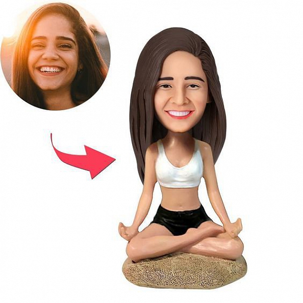 Yoga Girl Custom Bobblehead PW302