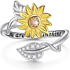 You Are My Sunshine Sunflower Ring PWB297