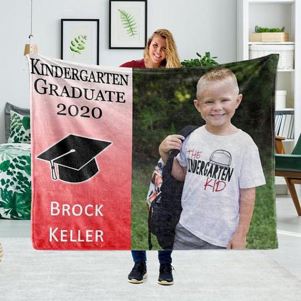 Personalized Graduation Fleece Blanket PW071