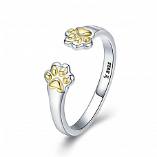 Paw Print Ring PWB327