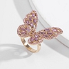 Colorful Butterly Sparkly Ring PWB176