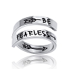  Inspirational BE FEARLESS Ring PWB352