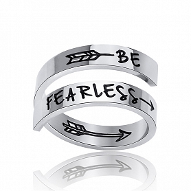  Inspirational BE FEARLESS Ring PWB352