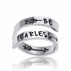  Inspirational BE FEARLESS Ring PWB352