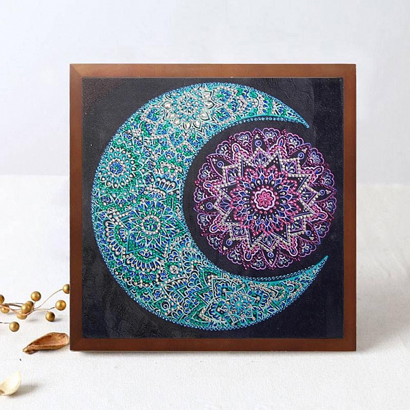 DIY  Crystal Rhinestone Diamond Painting - Moon PW686