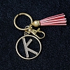 Glittering drill key chain gold PW890