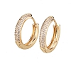 Shiny Zircon Hoop Earrings PWB288