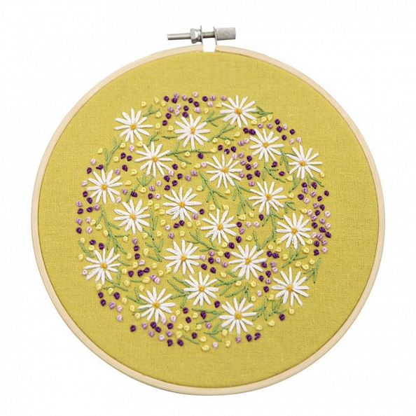 Flowers-Embroidery Kit(20x20cm) PW676