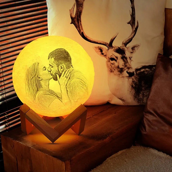 Moon Lamp With Photo 16 Colors PW030