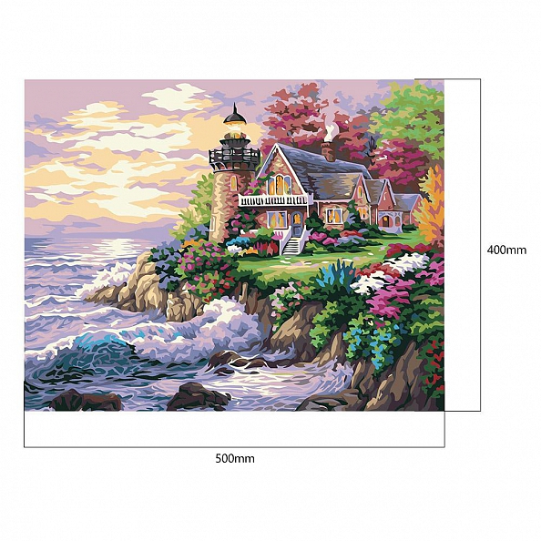 DIY Paint By Numbers-Dream House(40*50 CM) PW605