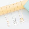 Custom Necklace With Engraved Children Charms PWB125