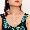 Fashion personality multi-layer necklace PWB074