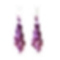 Metallic sparkly tassel earrings PWB166