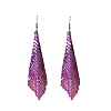 Metallic sparkly tassel earrings PWB166
