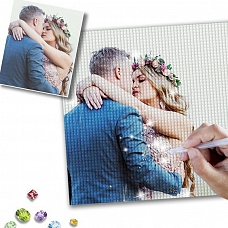 DIY Custom Lover Photo Diamond Painting PW213