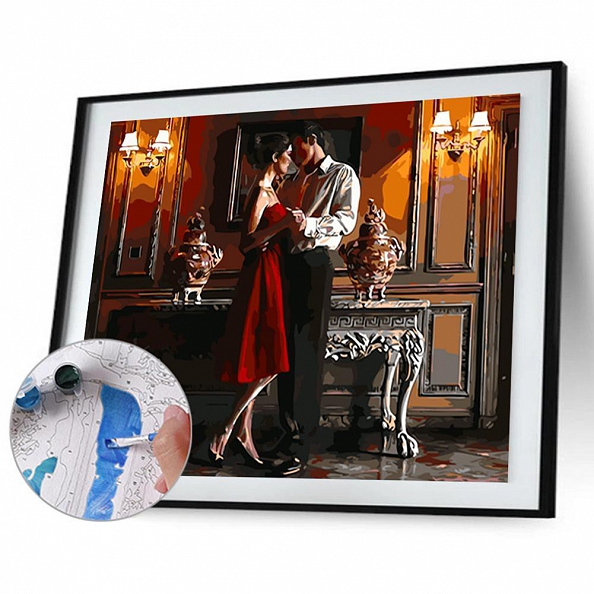 DIY Paint By Numbers Kit(16x20in40x50cm) - Lovers PW779