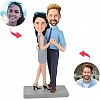 Happy Dancing Couple Custom Bobblehead PW315