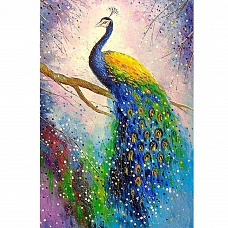 5D DIY Full Drill Diamond Painting-Peacock PW661