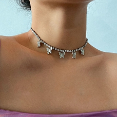 Butterfly Diamond Necklace PW921