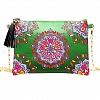DIY Leather Shoulder Bag Diamond Painting Flowers PW631