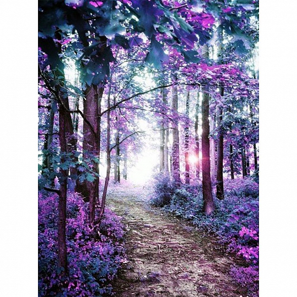 DIY Paint By Numbers Kit(40x50cm) Purple Grove-PW761