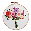 Bouquet-Embroidery Kit(30x30cm) PW677