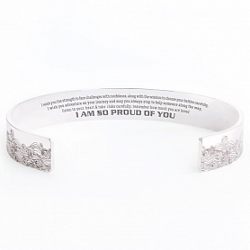 I AM SO PROUD OF YOU ENGRAVED BANGLE PWB367