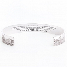 I AM SO PROUD OF YOU ENGRAVED BANGLE PWB367