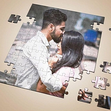 Custom Couple Photo Jigsaw Puzzle Best Indoor Gifts 35-1500 pieces PW225