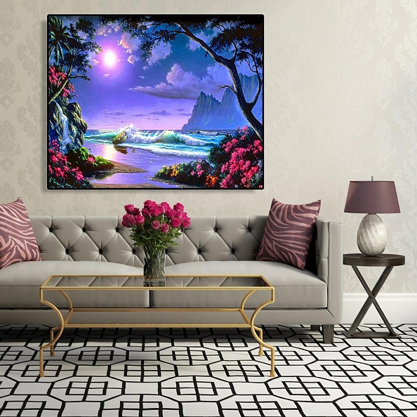 DIY Paint By Numbers Kit(40x50cm) Moon-PW758