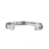 BEAUTIFUL GIRL YOU CAN DO HARD THINGS Cuff Bangle PWB356