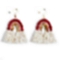 Colorful tassel earrings PWB226