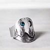 Silver Nature Mountain Range Ring PWB238