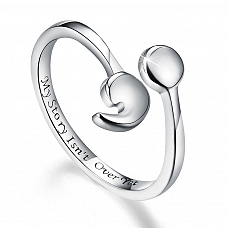 Sterling Silver “My Story Isn't Over Yet ” Ring PWB362