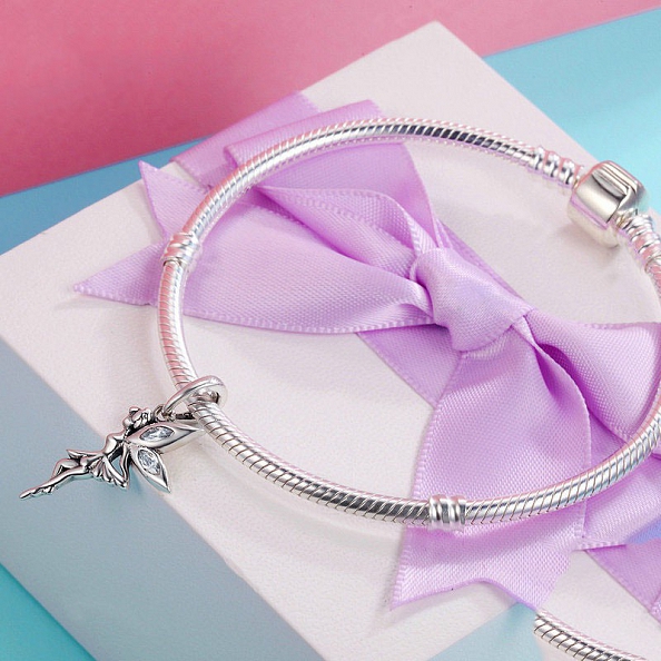 Flower Angel Pendant Necklace PWB391