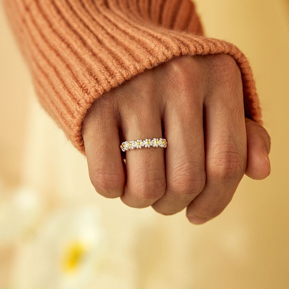 I LOVE YOU A WHOLE BUNCH DAISY RING PWB472