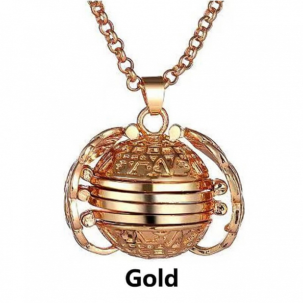 Expanding Photo Necklace Locket Ball PW869