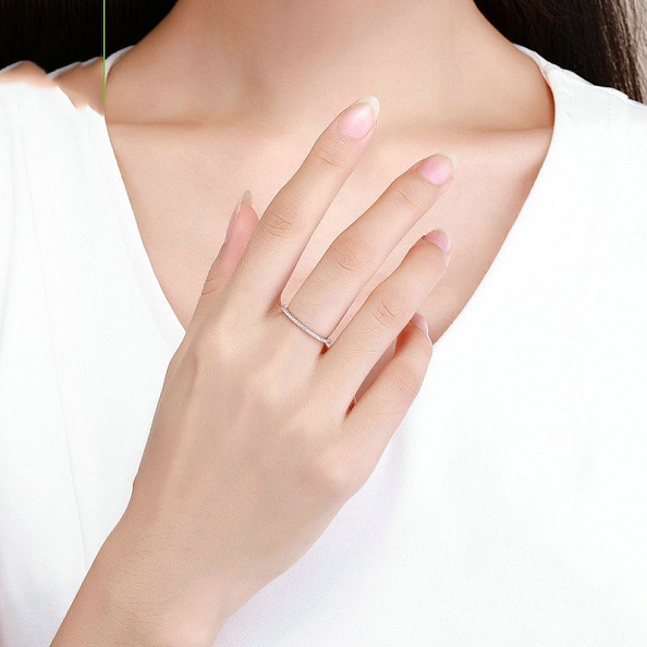 Minimalist Cubic Zircon Ring PWB565