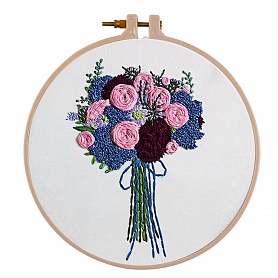 Bouquet -Embroidery Kit(30x30cm) PW663