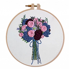 Bouquet -Embroidery Kit(30x30cm) PW663