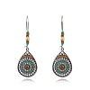 Vintage Boho India Ethnic Water Drip Hanging Dangle Drop Earrings PWB090