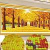 5D DIY Full Drill Diamond Painting Yellow Larch Cross Stitch Embroidery Kit PW592