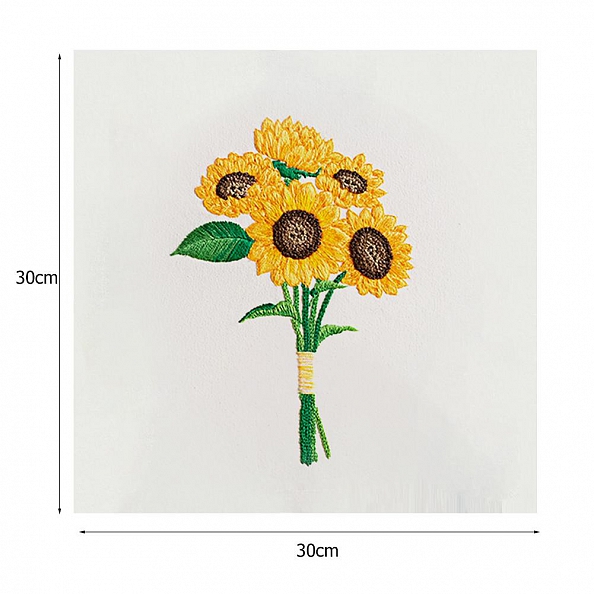Sunflower -Embroidery Kit(30x30cm) PW662