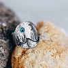 Silver Nature Mountain Range Ring PWB238
