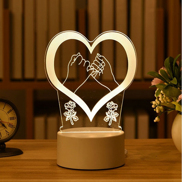 Customized 3D Illusion Lamp Gift - Love Forever PW565