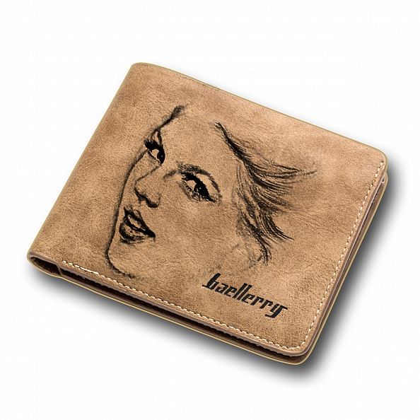 Custom Photo Wallet Sketch PW184