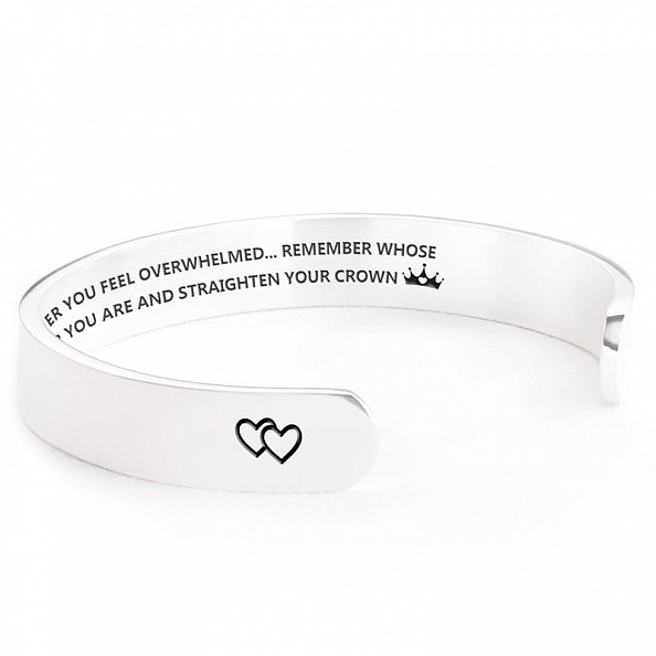 STRAIGHTEN YOUR CROWN BANGLE PWB368