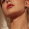 Exaggerated circle earrings PWB078